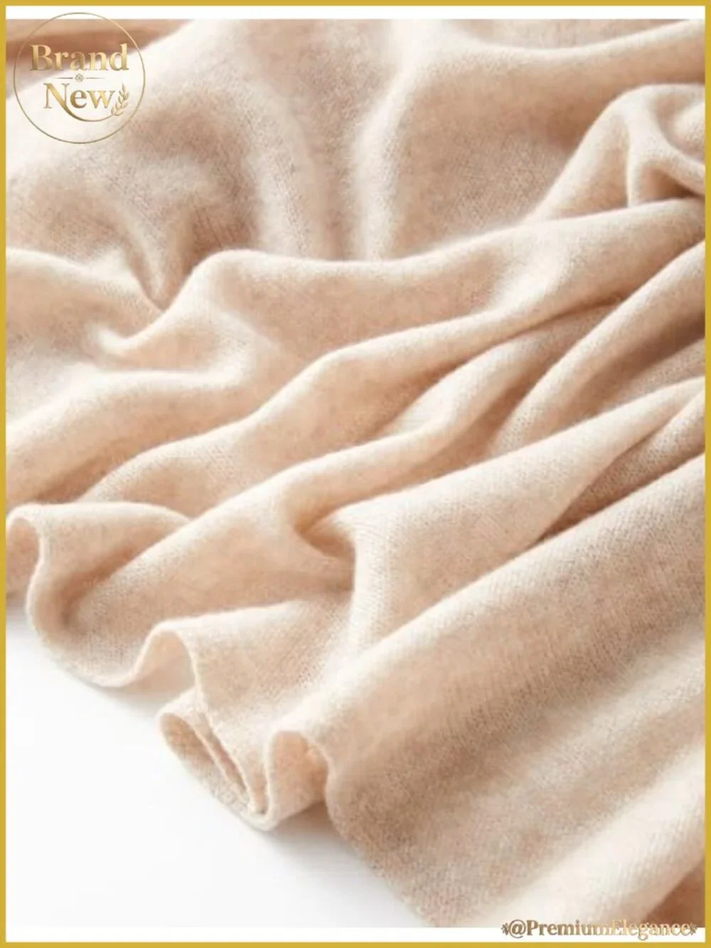 Cashmere Wool Blend Wrap Scarf Stole Large Size Travel Accessory
